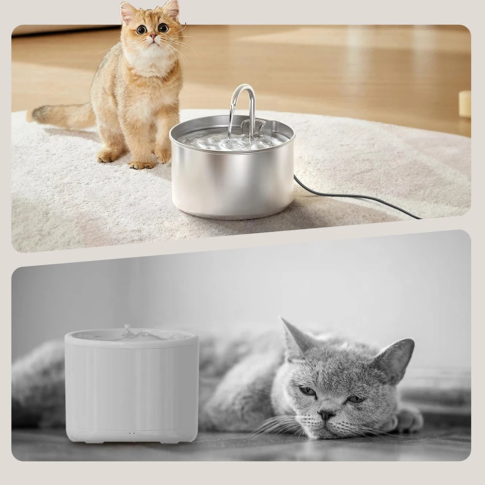 2L Automatic Pet Feeder Cat Smart Pet Feeder Wi-Fi Camera Controlled Dog Cat Food Dispenser Remote App