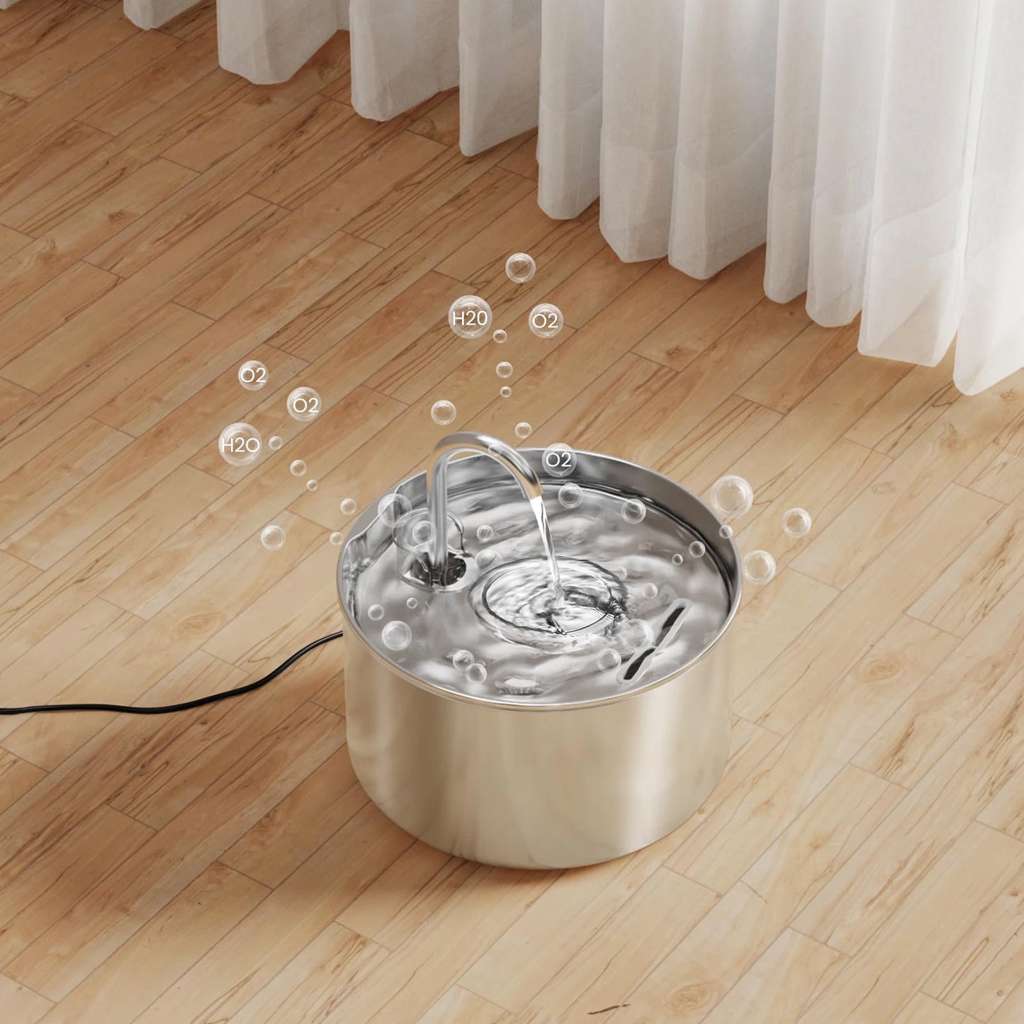 2L Automatic Pet Feeder Cat Smart Pet Feeder Wi-Fi Camera Controlled Dog Cat Food Dispenser Remote App