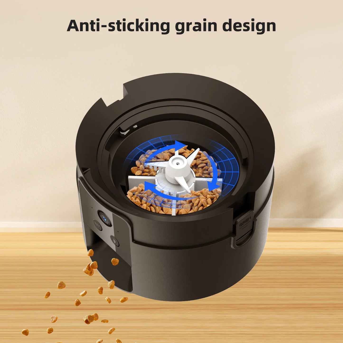 2L Automatic Pet Feeder Cat Smart Pet Feeder Wi-Fi Camera Controlled Dog Cat Food Dispenser Remote App