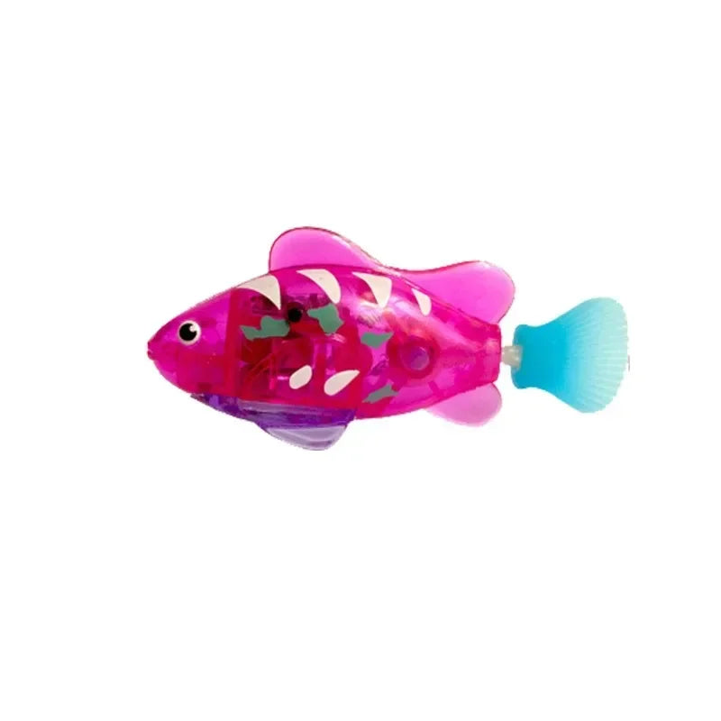 Cat Toy LED Inductive Interactive Swimming Robot Fish Toys
