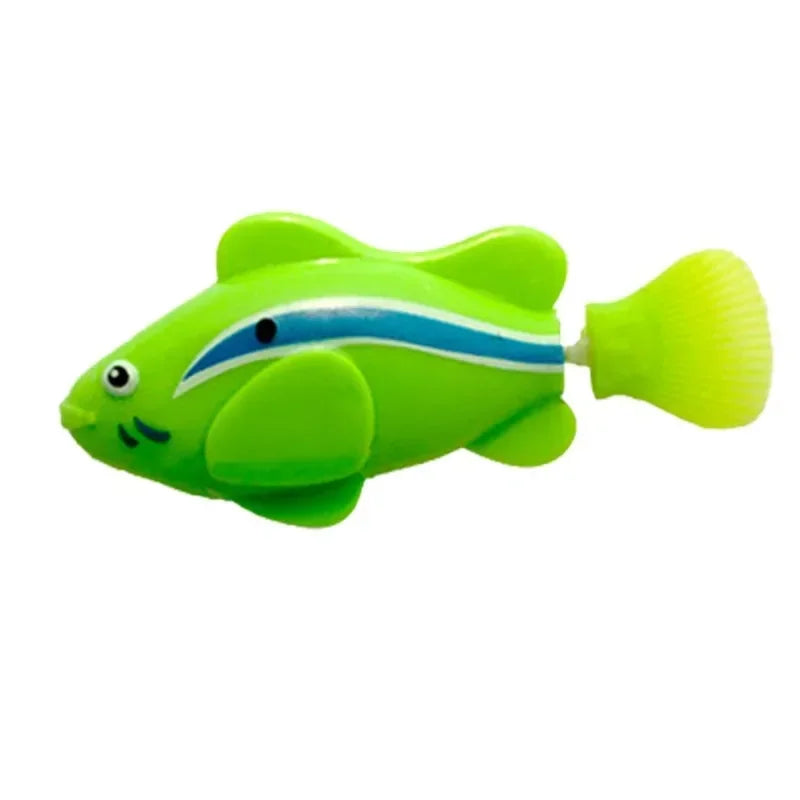 Cat Toy LED Inductive Interactive Swimming Robot Fish Toys