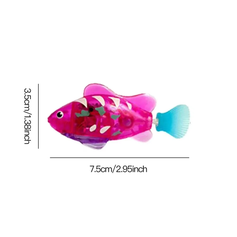 Cat Toy LED Inductive Interactive Swimming Robot Fish Toys
